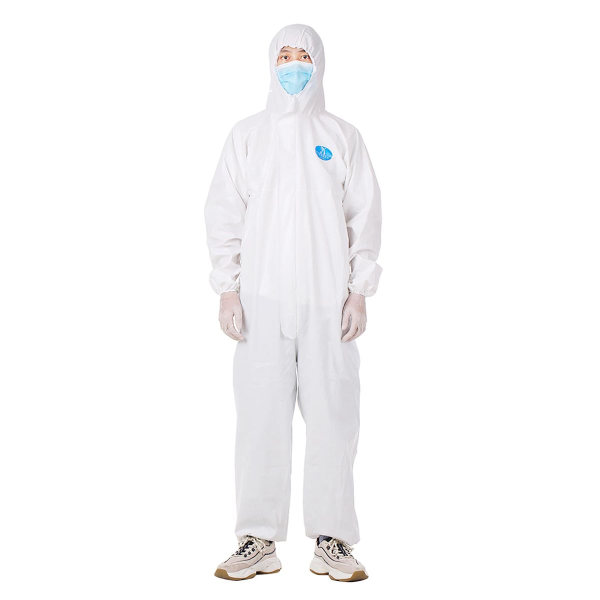 Coverall Disposable Isolation Suit Prevent Invasion for Staff Protective Clothing Dust-proof Coveralls Antistatic