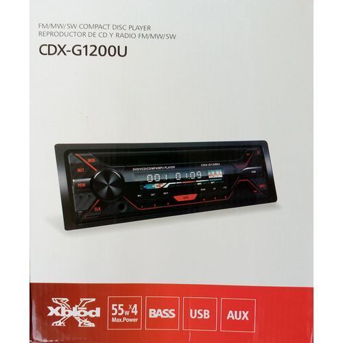 Car Stereo Model 1200 USB SD Mp3 AUX DVD CD With Remote Control