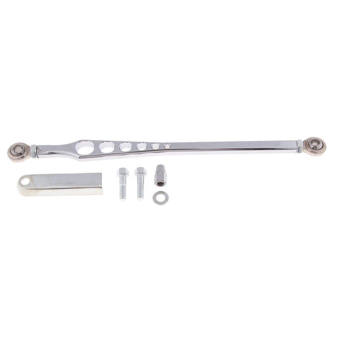 Chrome Gear Shift Linkage Shifter Link For Harley Softail Dyna Wide