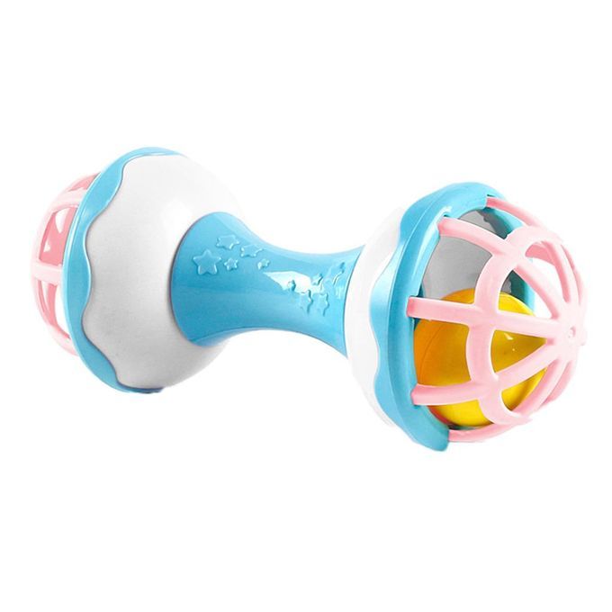 2 Pieces Infant Baby Rattle 0-36 Months Kids Grasp Shaker Bell Sound