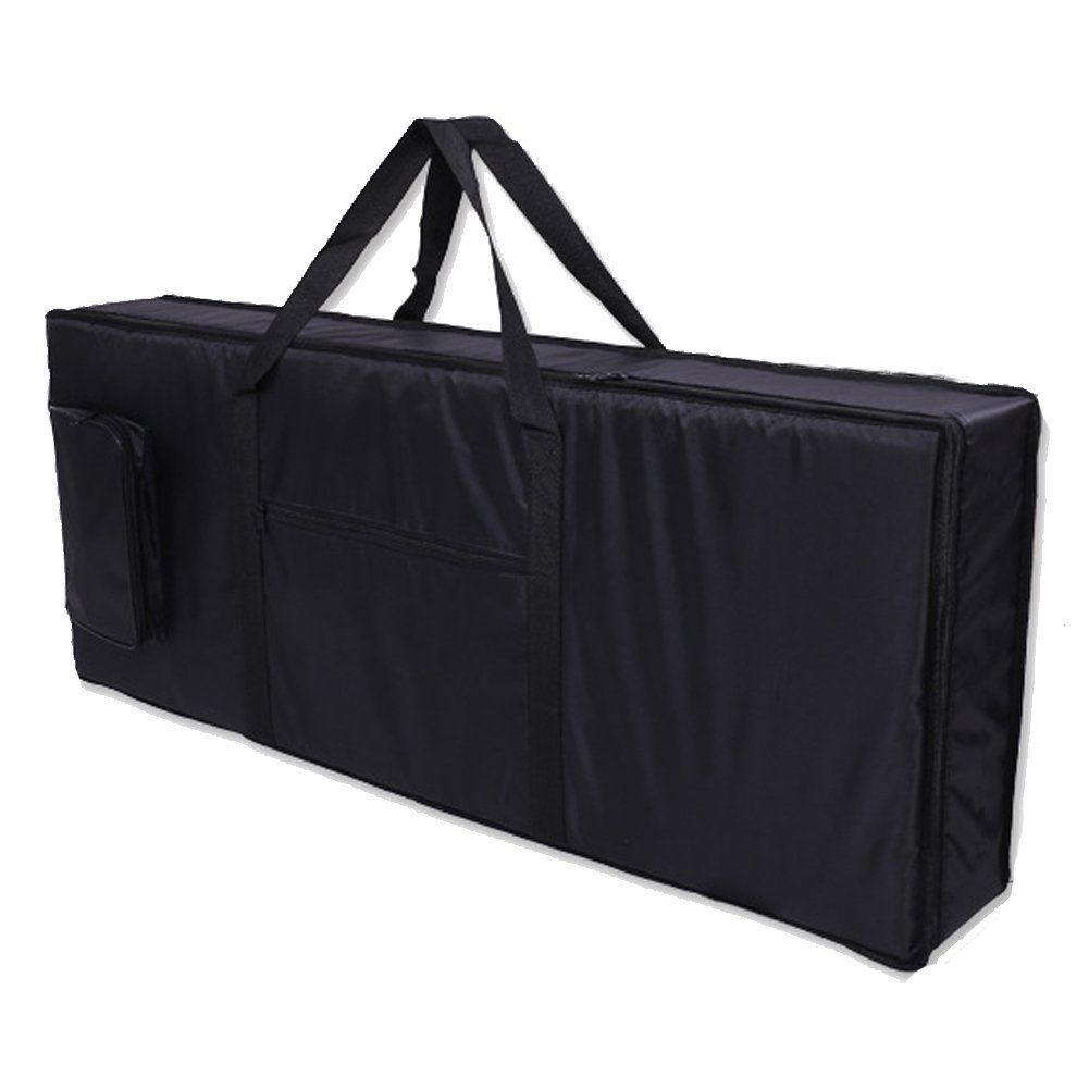 Waterproof 61 Keys Keyboard Bag Backpack 100 X 40 X 15cm Black