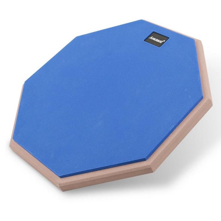 8 Inch Fashion Practice Training Rubber Wooden Dumb Drum Pad Instruments Accessories
