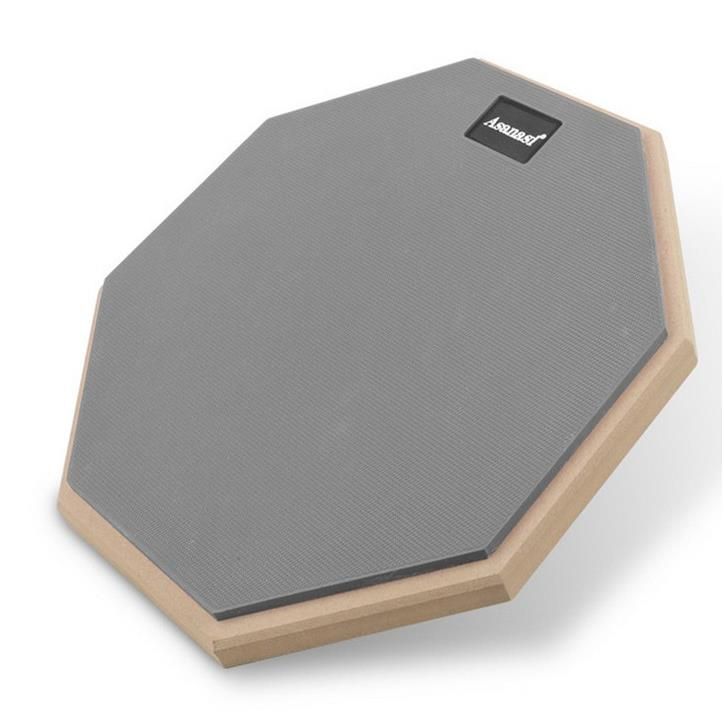 8 Inch Fashion Practice Training Rubber Wooden Dumb Drum Pad Instruments Accessories