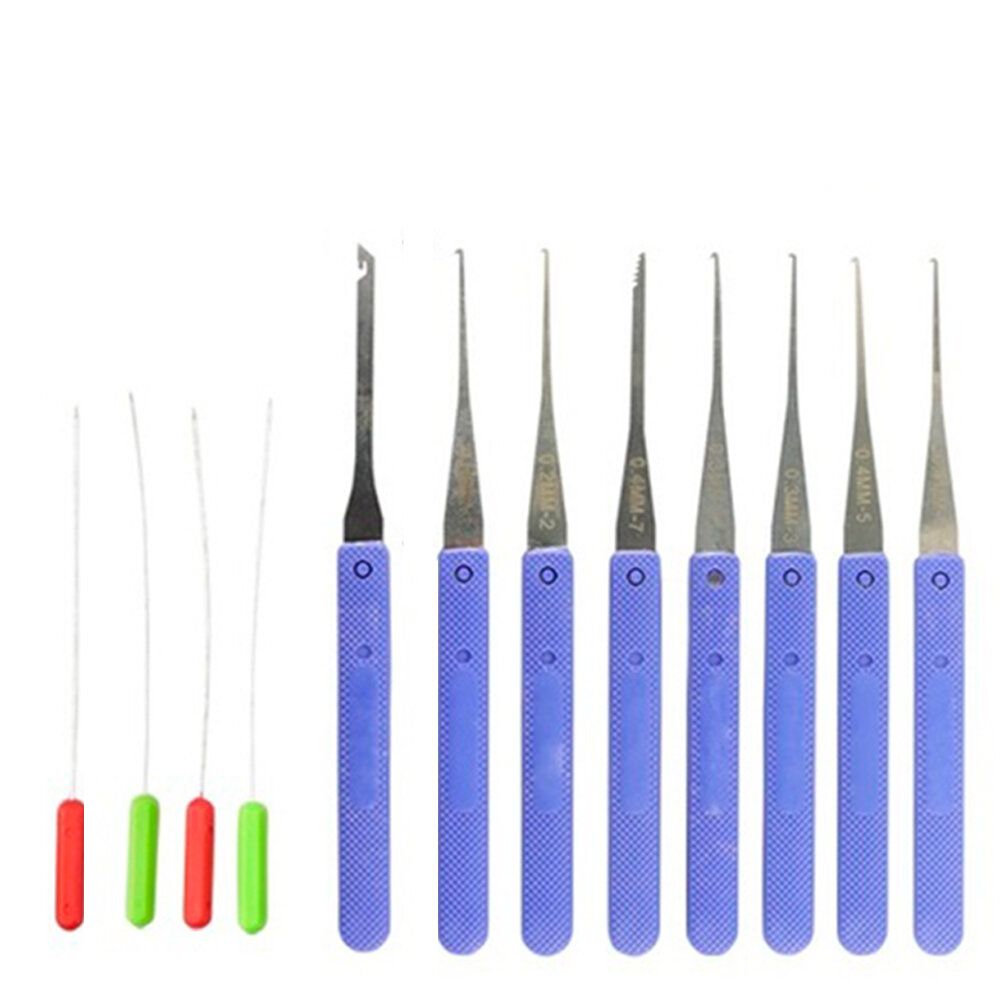 12PCS Locksmith Hand Tools Supplies Lock Pick Set Practice