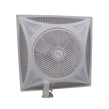 Acrylic Square Semi Led Ceiling Fan Lamp With Remote Control