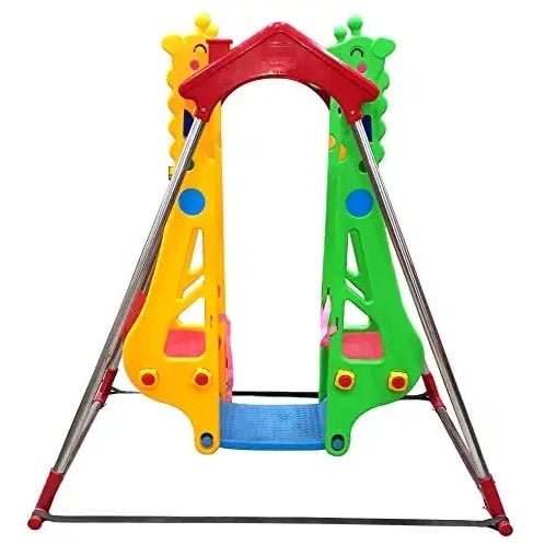 Toddlers Giraffe Double Playground Swing Set