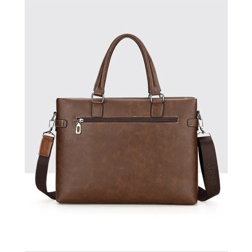 Jeep Laptop Split Leather Briefcase