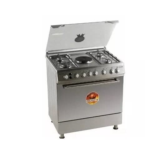 80x60 Gas Cooker 4 Gas Burners + 1 Hotplate Pvfs-80eg1