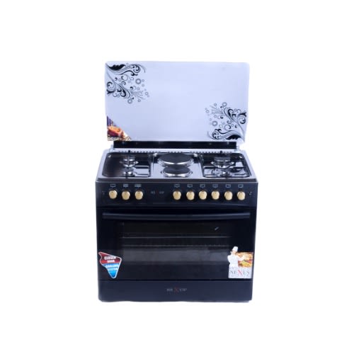 Nexus Nx-9001 Gas Cooker -Black (4+2)