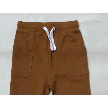 Plain Baby Joggers - brown