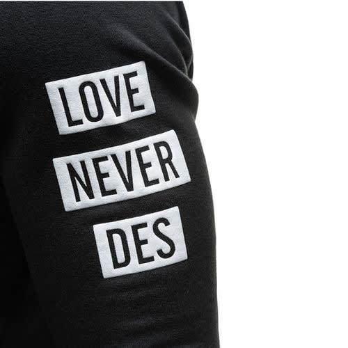 Letter Hooded Fit Sweatshirt  For Men - Dark Grey