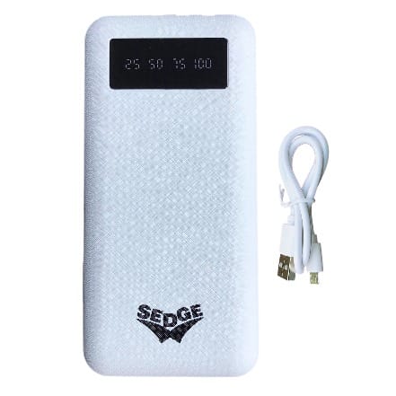 Sedge Power Bank - 10000mAh - White