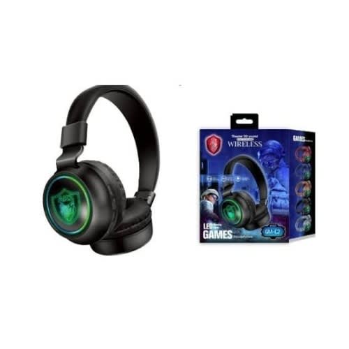 Wireless Gaming Headset With Mic Rgb Light For Ps, Laptop, Tablet, Smartphones