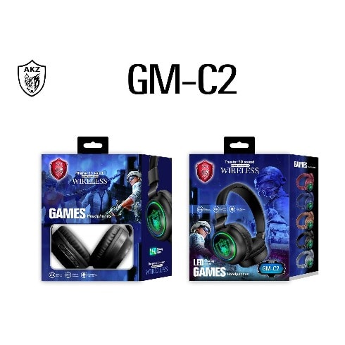 Wireless Gaming Headset With Mic Rgb Light For Ps, Laptop, Tablet, Smartphones