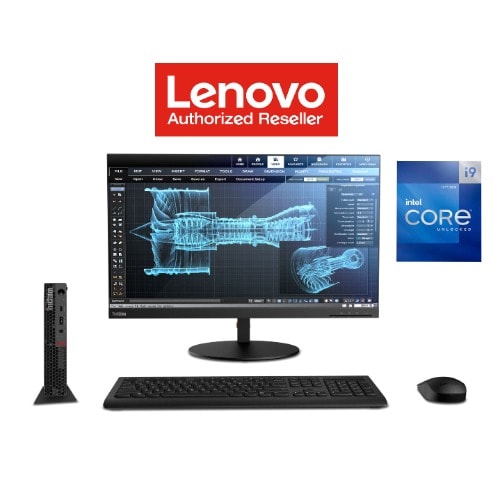 Think station P350 Desktop Tiny Corei9 - 512GB SSD - 16GB RAM -Win10 Pro - 27'' Monitor