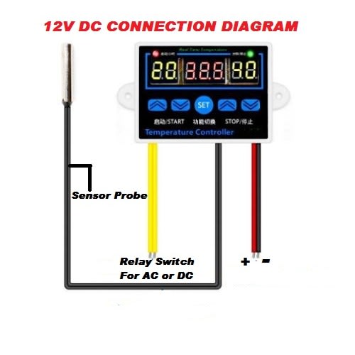 Intelligent Temperature Controller Thermostat With NTC Sensor