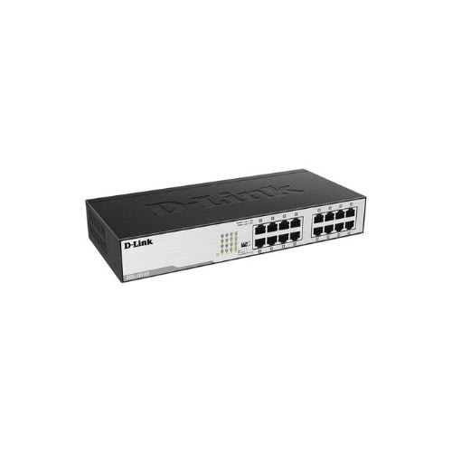 16-port 10/100 Desktop Switch - DES-1016C - Black