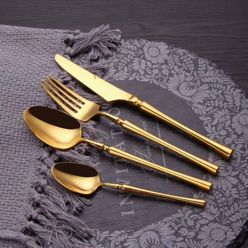 Mirror Polish Stainless Steel Cutlery Set  - 4Pieces