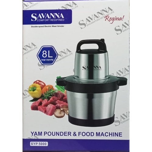 8 Litres 2in1 Food Chopper And Yam Pounder