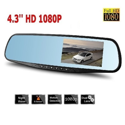 Vehicle Black Box DVR Car Rear View Mirror