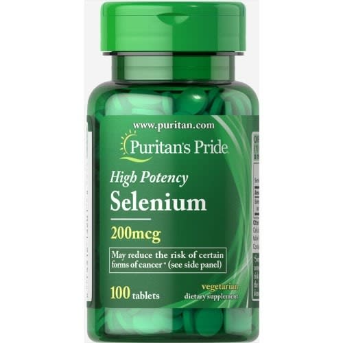 Selenium 200 Mcg Tablets - 100 Ct - Support Immune System