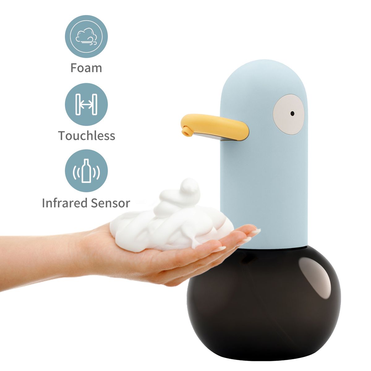 400mL Duck Shaped Automatic Foam Soap Dispenser Touchless