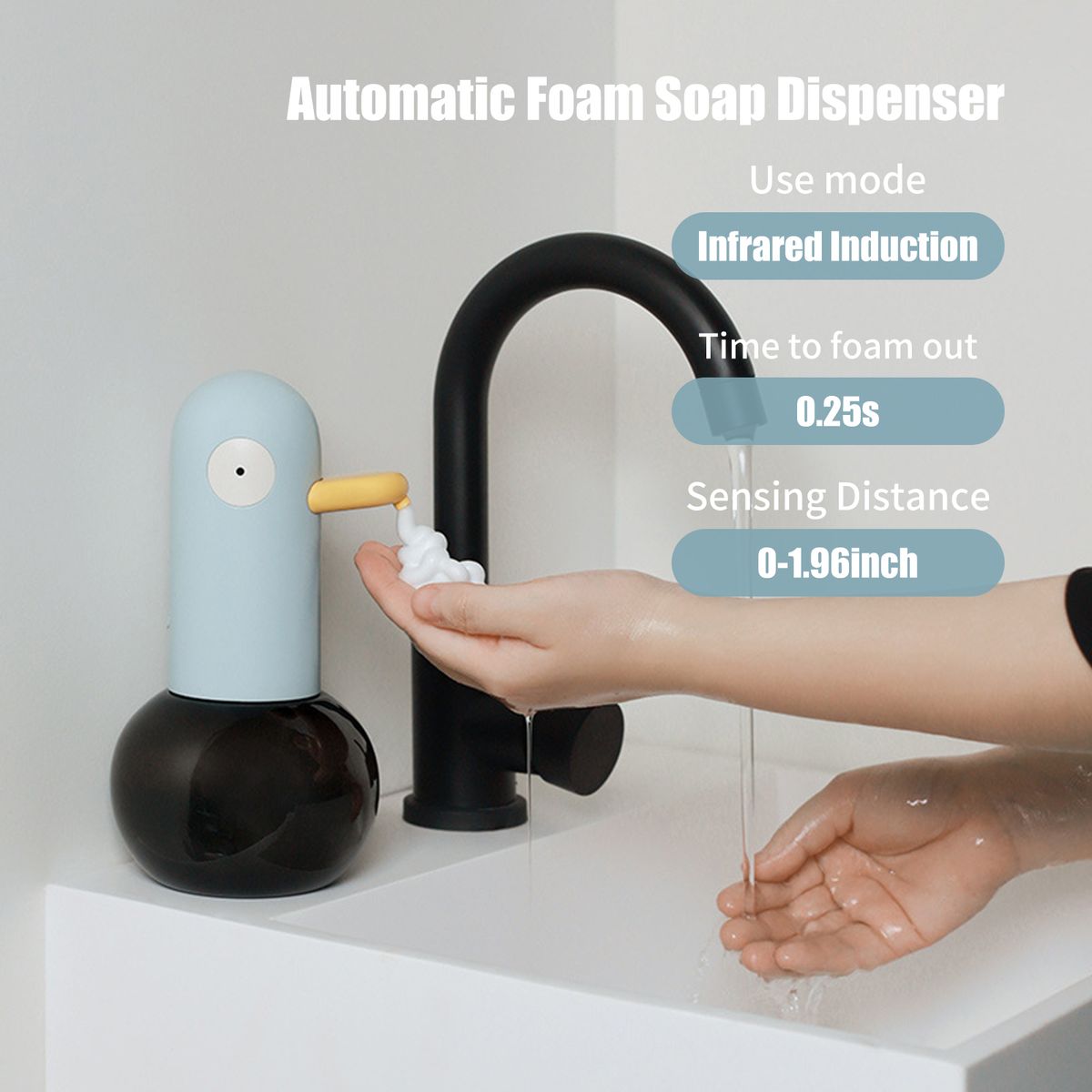 400mL Duck Shaped Automatic Foam Soap Dispenser Touchless