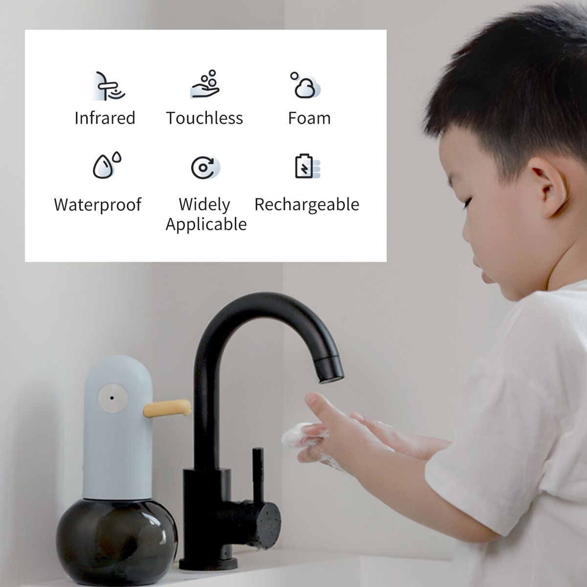 400mL Duck Shaped Automatic Foam Soap Dispenser Touchless