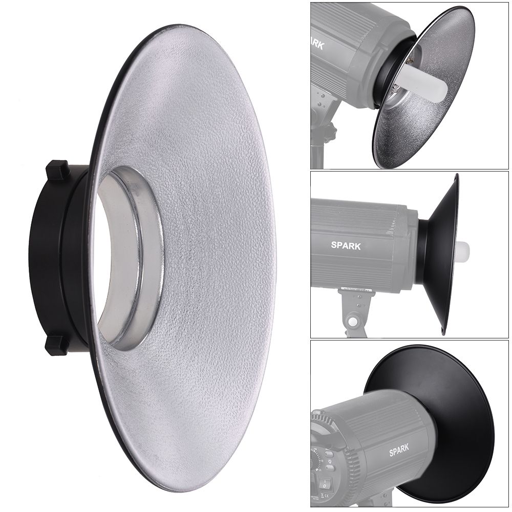 120 Degree Wide-angle Photography Flash Reflector Bowens