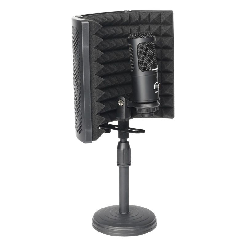 Lomeho Mini Microphone Windscreen Shield 3 Panels Foldable