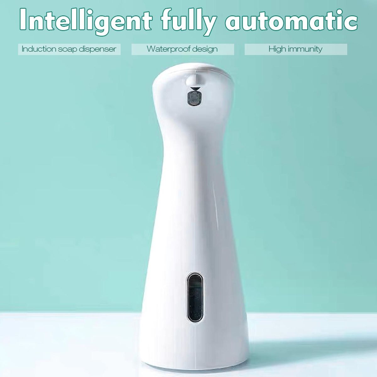 200ml Automatic Foam Soap Dispenser Infrared Motion Sensor liquid Soap Dispenser Hand Cleanser Washroom for Kitchen Bathroom Restroom Hotel