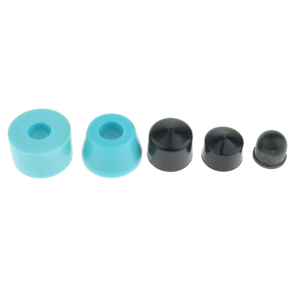 10pcs Skateboard Bushings And Cups For Longbords Blue 90A