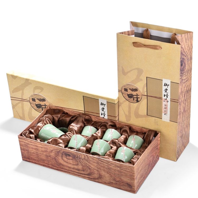 7 PCS Ceramic Kungfu Teaware Teapot Teacup Set