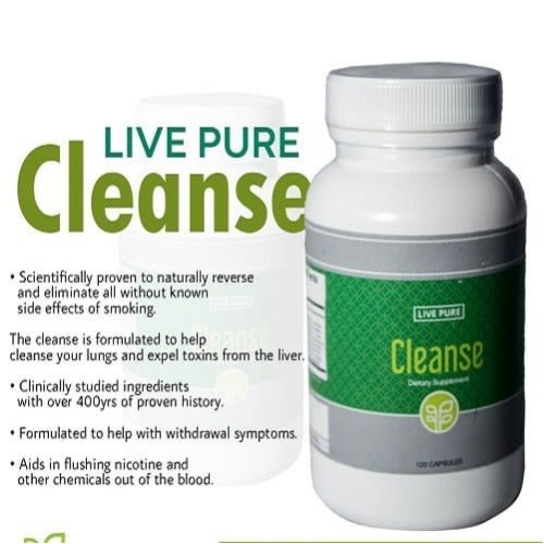 Live Pure Cleanse Dietary Supplement - 30 Capsules
