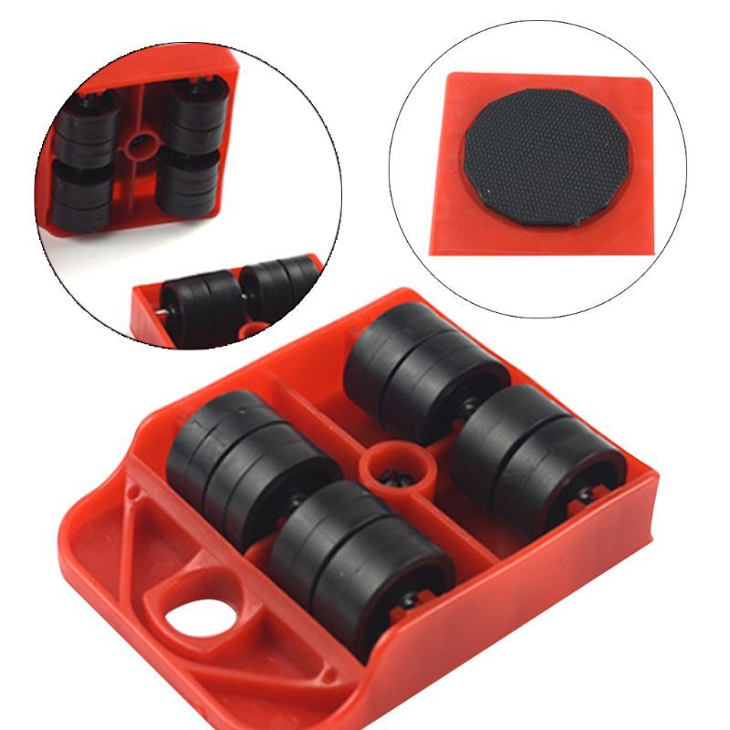4pcsMoves Furniture Tool Transport Shifter Moving Wheel