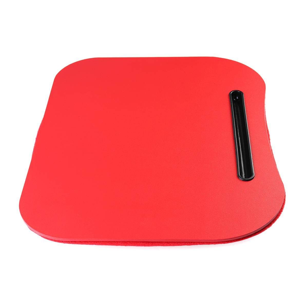 2 X Laptop Tray Lap Desk Cushioned Portable Computer Reading Writing Table Red