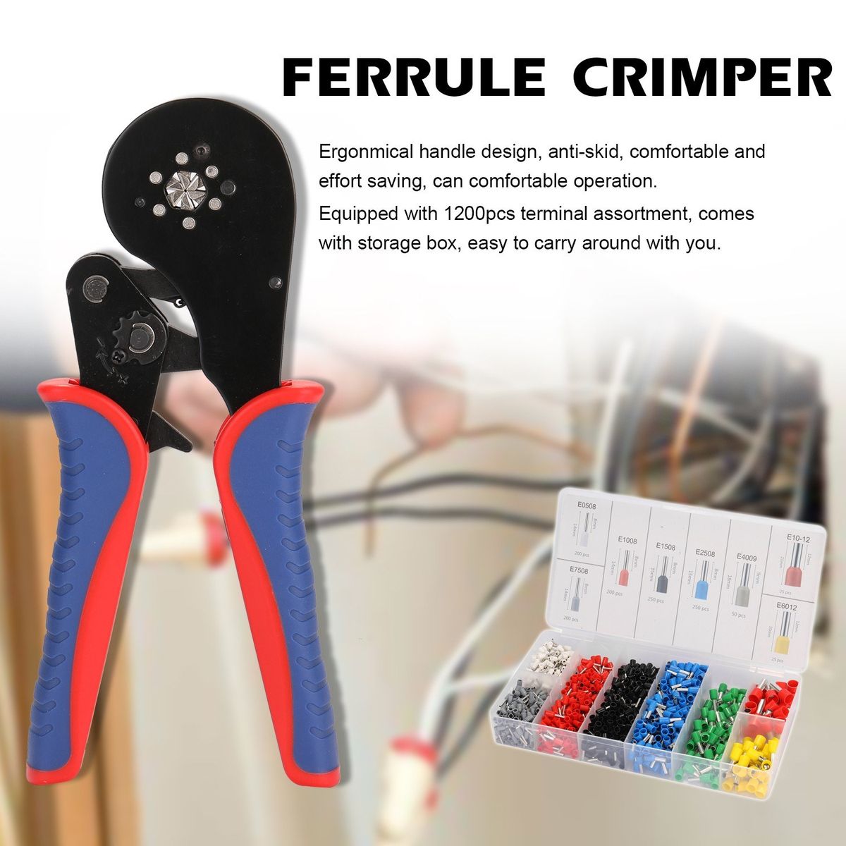 HSC8 16-6 0.08-16m㎡ Ferrule Crimping Tool Kit High