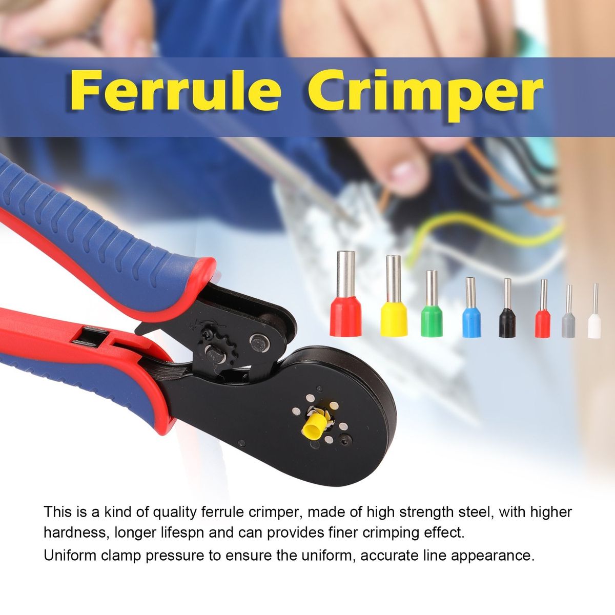 HSC8 16-6 0.08-16m㎡ Ferrule Crimping Tool Kit High