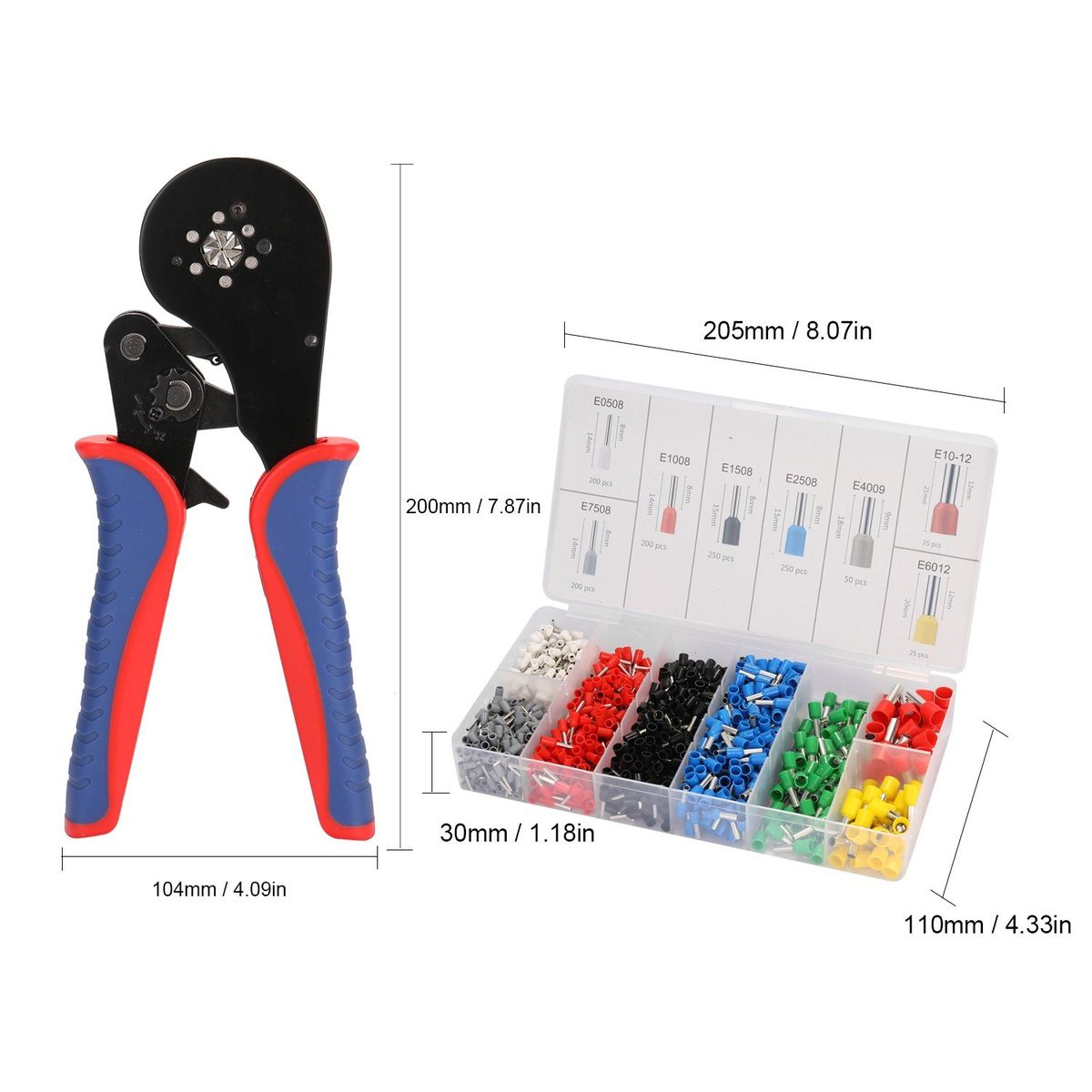 HSC8 16-6 0.08-16m㎡ Ferrule Crimping Tool Kit High