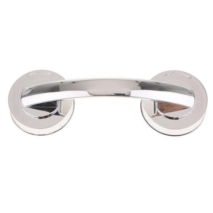 Bath Suction Cup Safety Handle Bathtub Glass Door Silver L