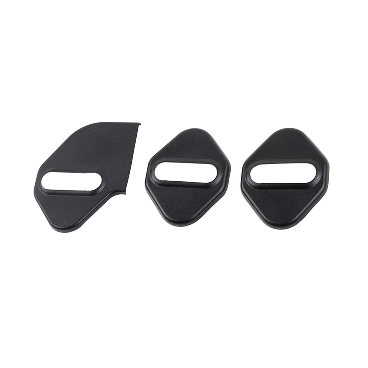Black Aluminium Alloy Car Door Lock Cover Buckle Decoration for Jimny 2019-2022 JB64 JB74