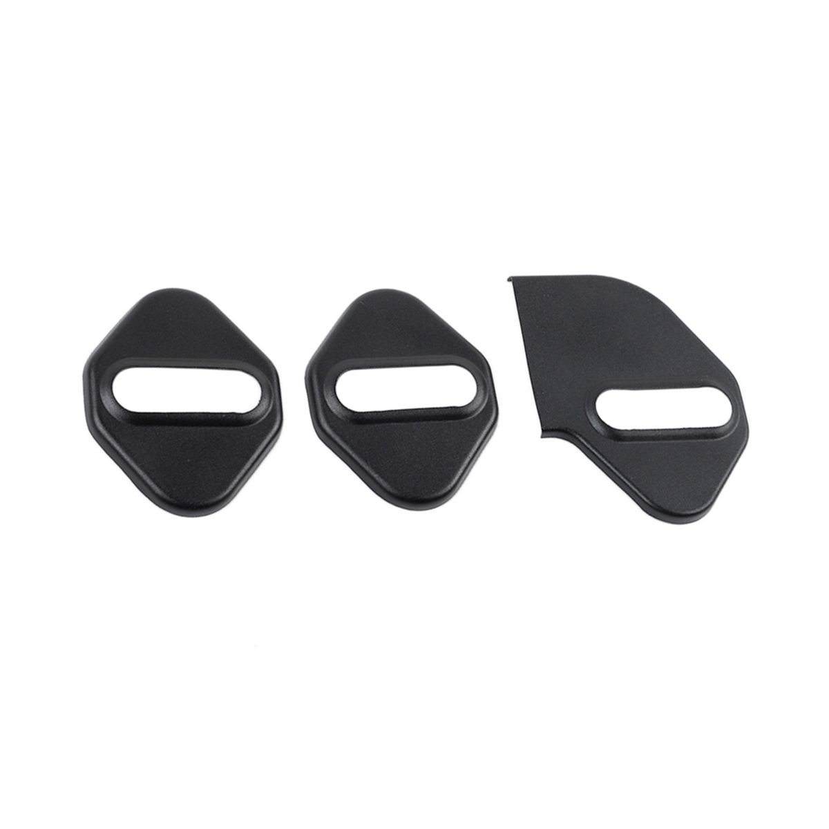 Black Aluminium Alloy Car Door Lock Cover Buckle Decoration for Jimny 2019-2022 JB64 JB74