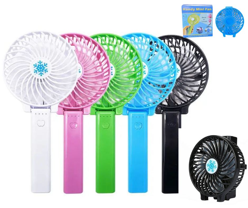RECHARGEABLE MINI ADJUSTABLE  HANDHELD  PERSONAL FAN