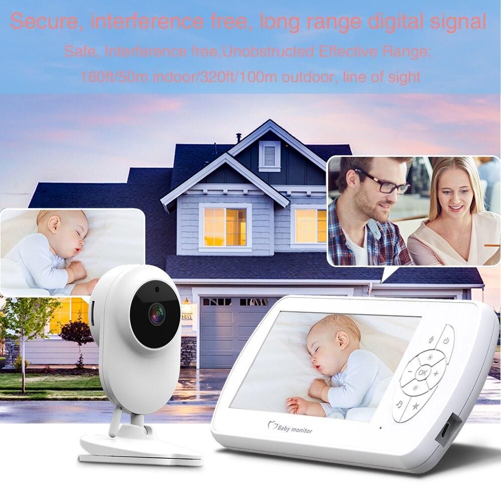 4.3 Inch Video Surveillance Camera1080P Electronic Baby Monitor with Surveillance Camera Baby Nanny Camera Mini Babyphone Cameras
