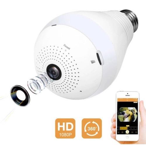 1080P Bulb IP Camera CCTV 360 Degree WiFi Wireless Camera