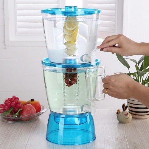 Multipurpose Acrylic Water Juice Beverage Punch Drink Wine Double Layers Dispenser