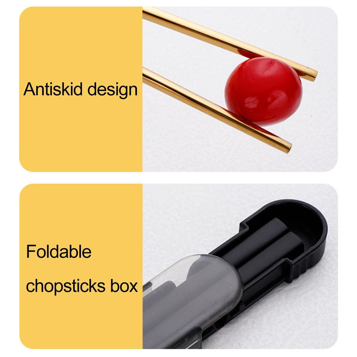 1 Set Storage Case Storage Box Kitchen Accessories Black