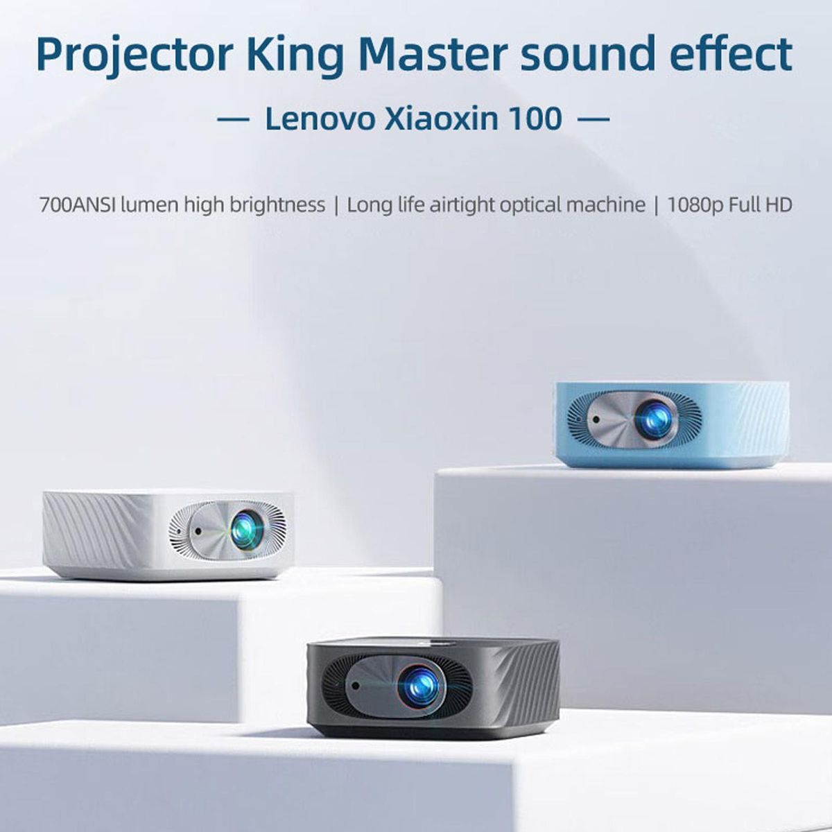 Lenovo XIAOXIN 100 Projector 700ANSI Lumens 1080P Home Theater Portable Home Video Cinema