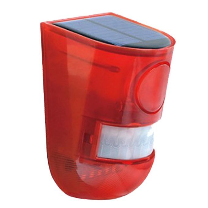 6pcs Solar Alarm  Flashing Strobe Light Motion Sensor For Home