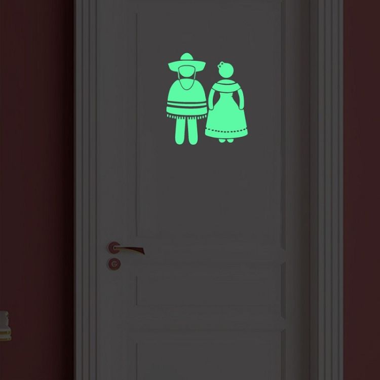 3 PCS Self-adhesive Luminous Sticker，Model： YG-1-025